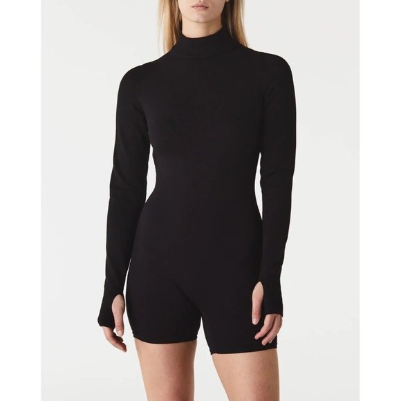 Nike Every Stitch Considered $400 Black Women's Bodysuit Made in Italy Jumpsuit - Picture 2 of 7